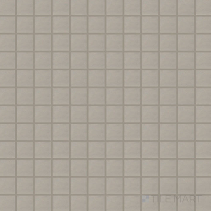 Product overview of Nuances Tortora 2" Square Matte Porcelain Mosaic Tile featuring taupe tones, square mosaic format, and soft matte finish for warm, natural interiors.