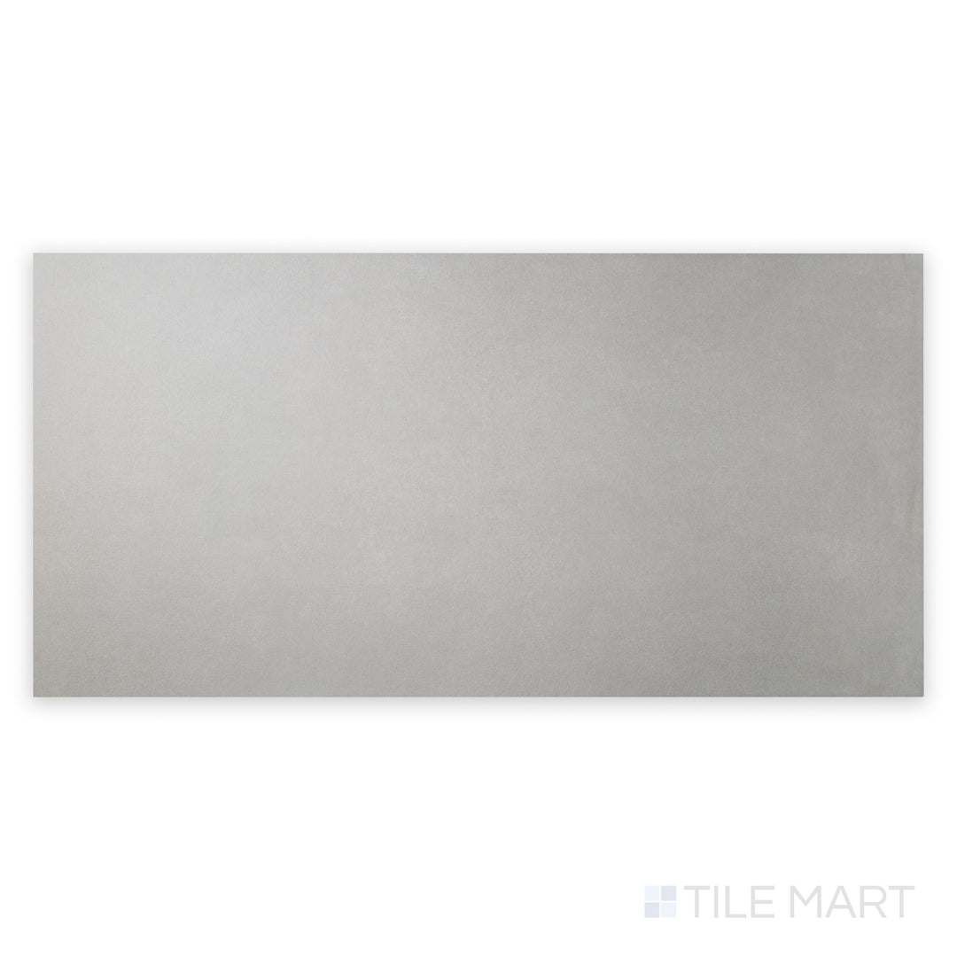 Flat-top perspective of Nuances Grigio 24x48 Matte Porcelain, capturing a balanced gray palette ideal for modern minimalistic spaces.