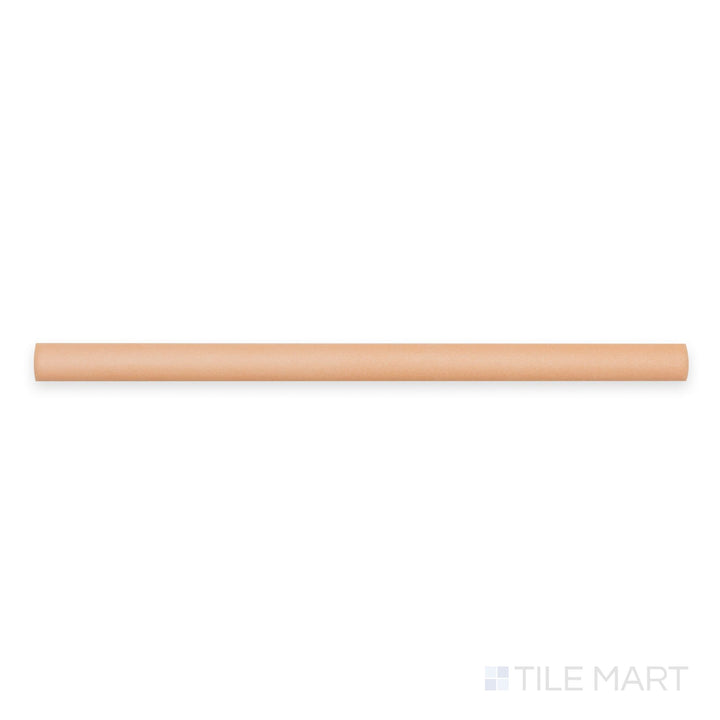 Straight-above visual of Passaggi Blush 0.4x8 Matte Porcelain Jolly, a refined tile trim in a soft blush tone, crafted to complete accent walls or pastel installations with a polished finish.