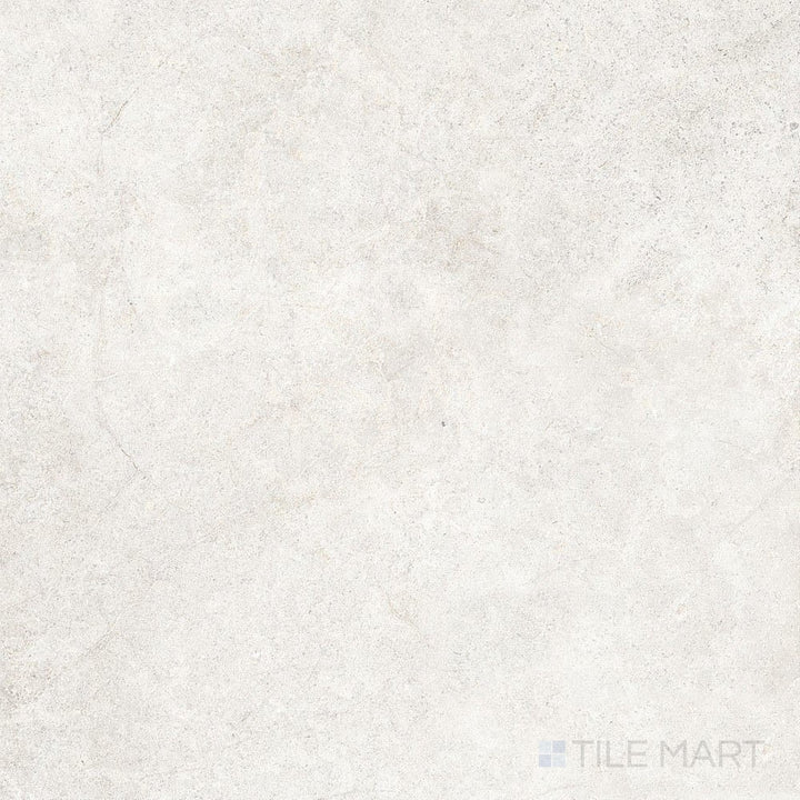 Product overview of Richmond Ivory 39x39 Matte Porcelain Tile showcasing its large-format design, creamy white color, and matte surface ideal for open modern spaces.