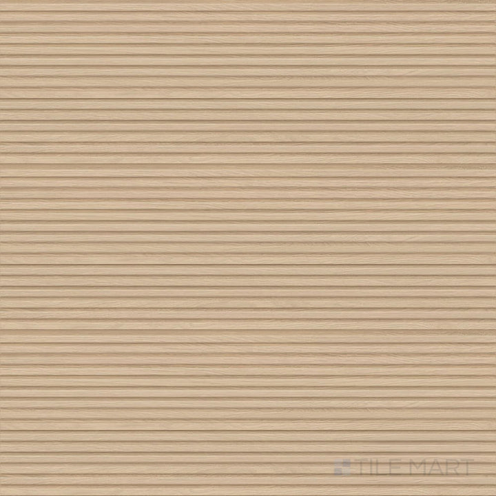 Product overview of Richmond Struttura 3D Natural 13x39 Matte Ceramic Tile featuring natural tones, linear 3D texture, and soft matte surface for warm, textured walls.