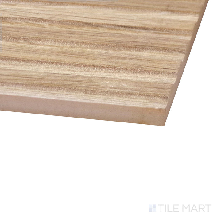 Oblique shot of Richmond Struttura 3D Natural tile displaying tactile elevation and organic beige coloring.