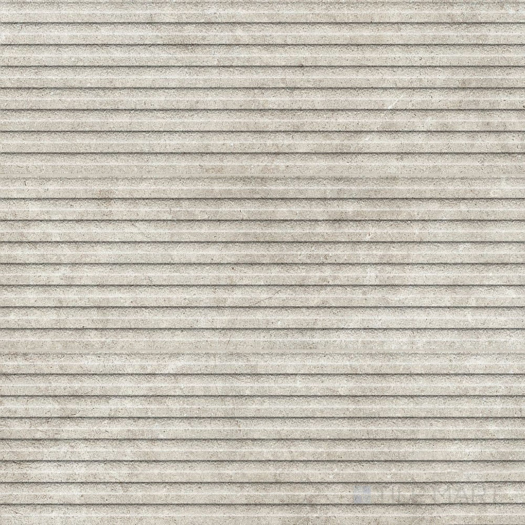 Full view of Richmond Struttura 3D Taupe 13x39 Matte Ceramic Tile highlighting soft taupe tones, 3D texture, and matte finish for stylish vertical surfaces.