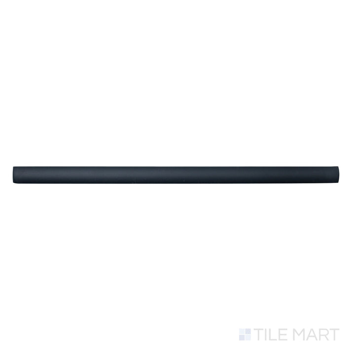 Plan view of Van Azul 1X12 Matte Ceramic Jolly, featuring a slim matte-finished trim tile in deep navy—ideal for crisp, cohesive tile edging.