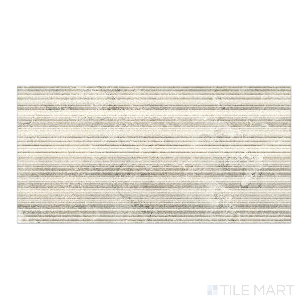 Top view of Dorset Ribbed Bianco 24x48 Matte Porcelain Tile – elegant ribbed white porcelain surface with matte finish, perfect for modern interior design