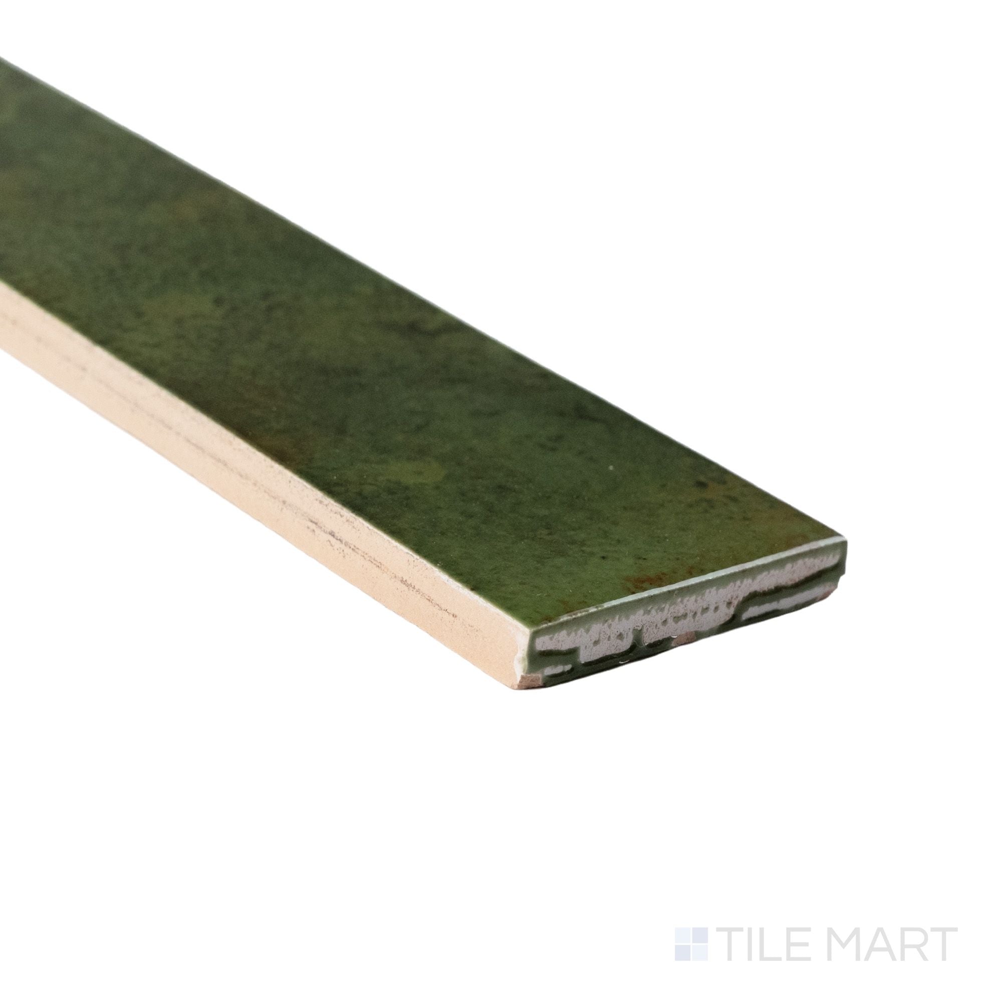 Bali Green 2X16 Glossy Ceramic Subway Tile | Tilemart