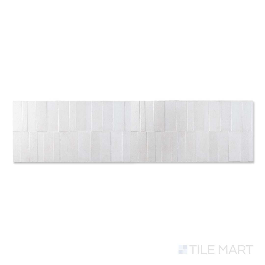 Bird's-eye view of a single Slant Bone panel, highlighting its raised relief and understated matte finish.