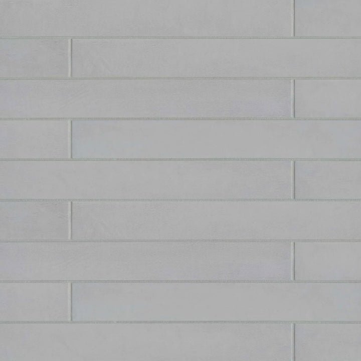 Allora Solid Color Glazed Porcelain Field Tile 3X24 Grey Matte