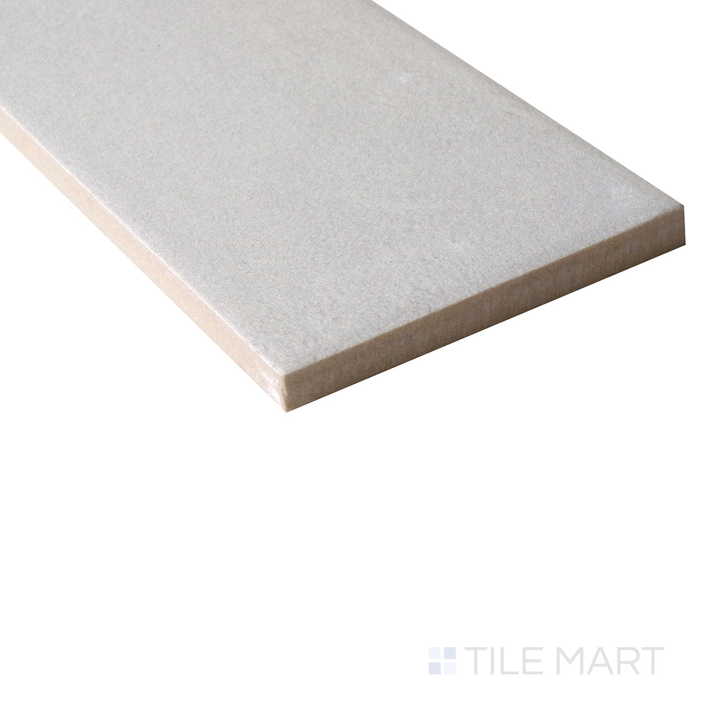 A detailed macro shot of Allora Grey 3X24 Matte Glazed Porcelain tile showcases its elegant gray tone and soft matte texture, adding a subtle contemporary charm.