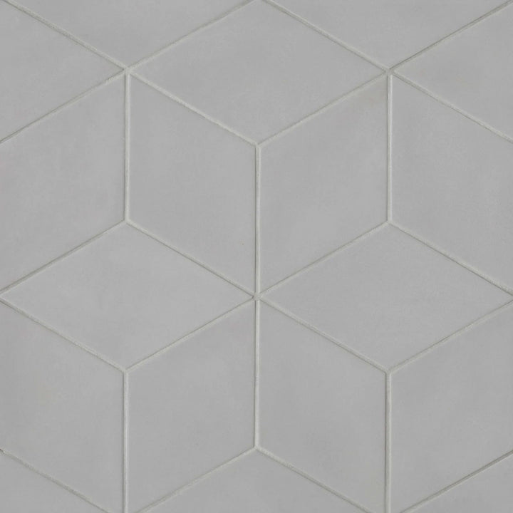 Allora Solid Color Glazed Porcelain Field Tile 7-3/8X12-3/4 Grey Matte