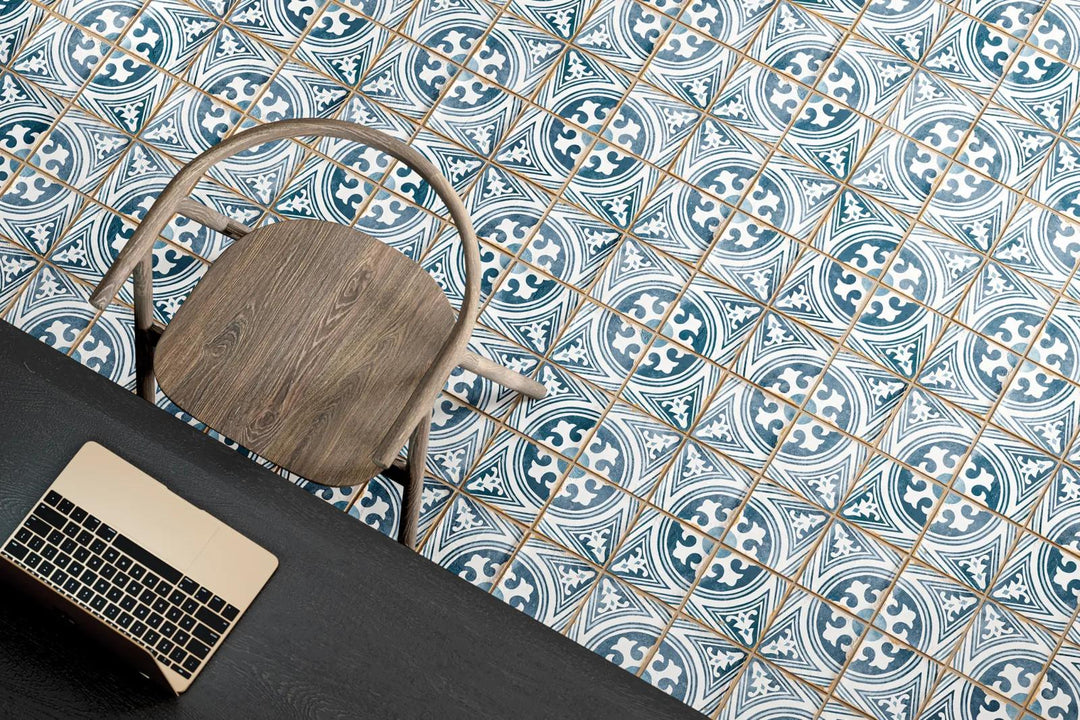 A beautifully crafted ceramic with a matte finish, featuring Casablanca Anfa 5X5 Matte Glazed Ceramic.