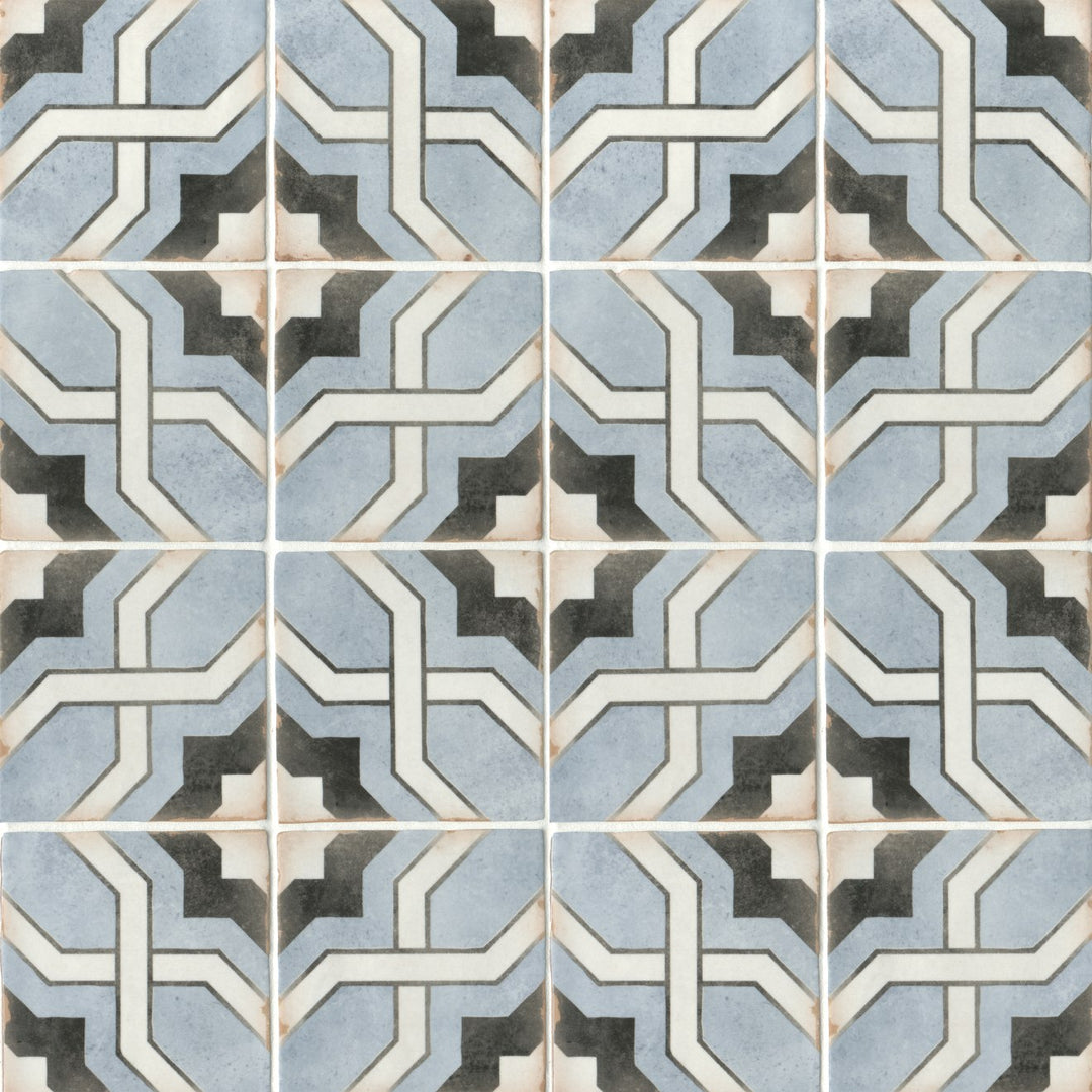 Casablanca Glazed Ceramic Field Tile 5X5 Attia Matte
