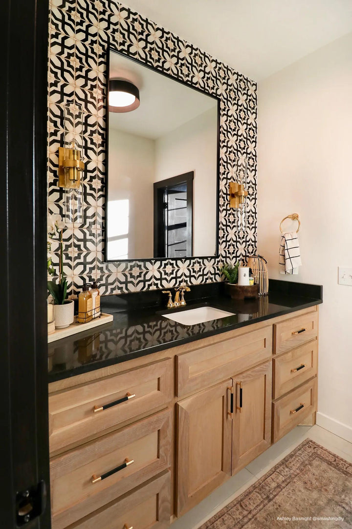 Soft, matte textures bring a timeless charm, effortlessly complementing Casablanca Farissi 5X5 Matte Glazed Ceramic.