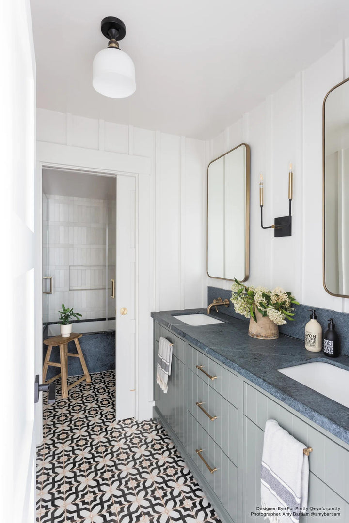 A Moroccan-inspired ambiance with intricate patterns and earthy tones, perfectly highlighted by Casablanca Farissi 5X5 Matte Glazed Ceramic.