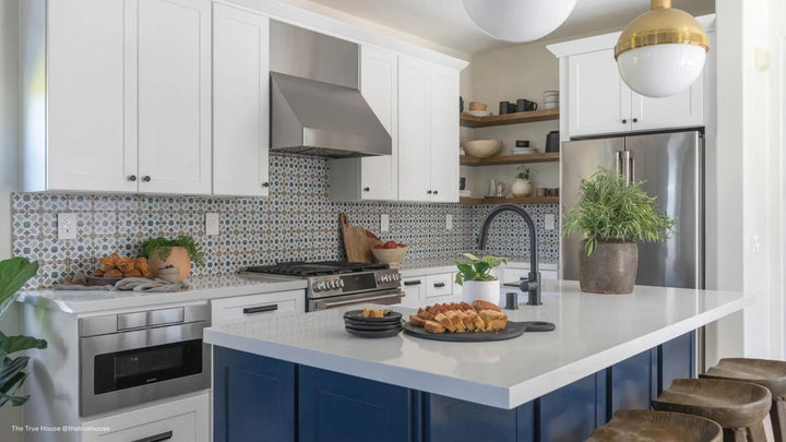 A unique blend of tradition and artistry, Casablanca Gaza 5x5 matte glazed ceramic tile enhances any space with its intricate design.