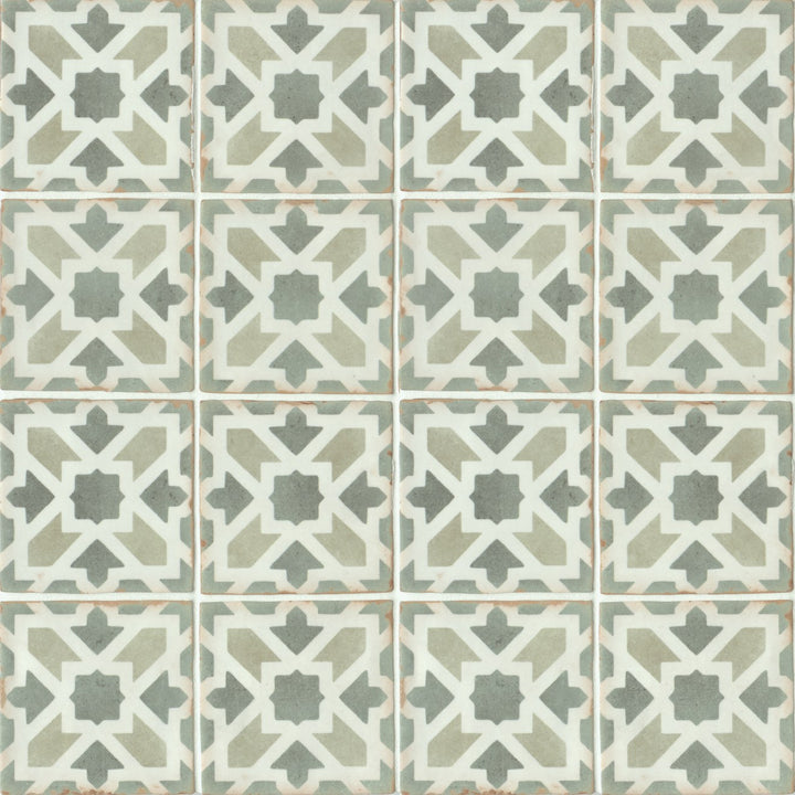 Casablanca Glazed Ceramic Field Tile 5X5 Malik Matte