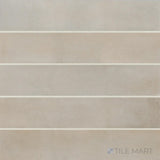 Celine Taupe 2.5X12 Matte Glazed Porcelain Subway Tile