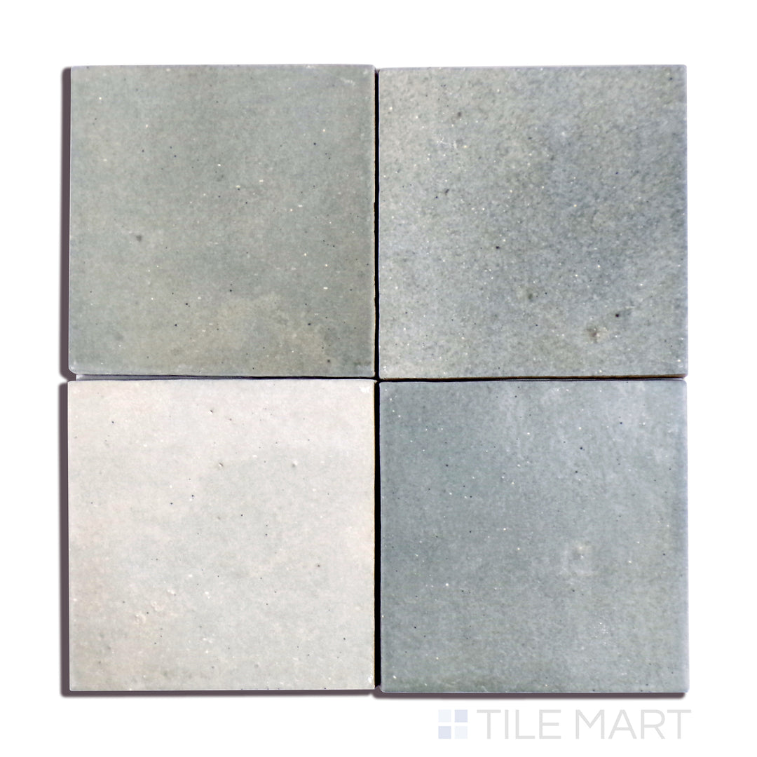 Celine Glazed Porcelain Field Tile 4X4 Blue Matte