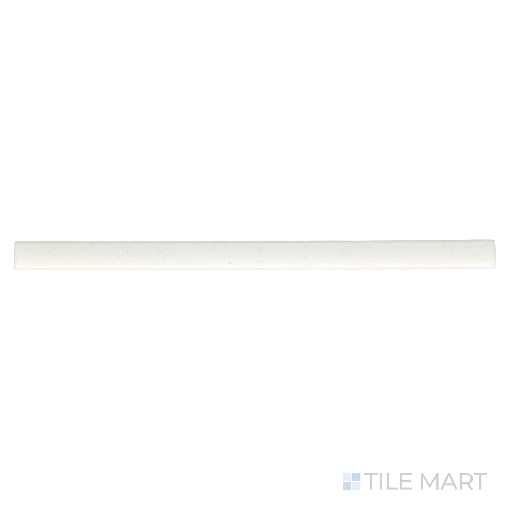 Celine White 0.5X8 Matte Glazed Porcelain Jolly | Tilemart