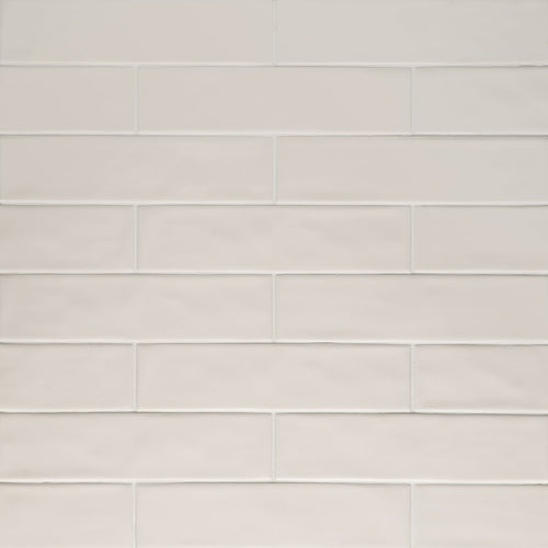 Clara Glazed Porcelain Field Tile 2-3/4X11 Grey Matte