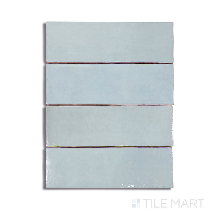 Cloe Glazed Ceramic Field Tile 2-1/2X8 Baby Blue Gloss