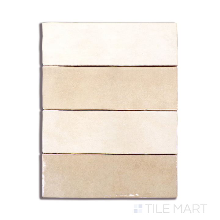 Cloe Glazed Ceramic Field Tile 2-1/2X8 Crème Gloss