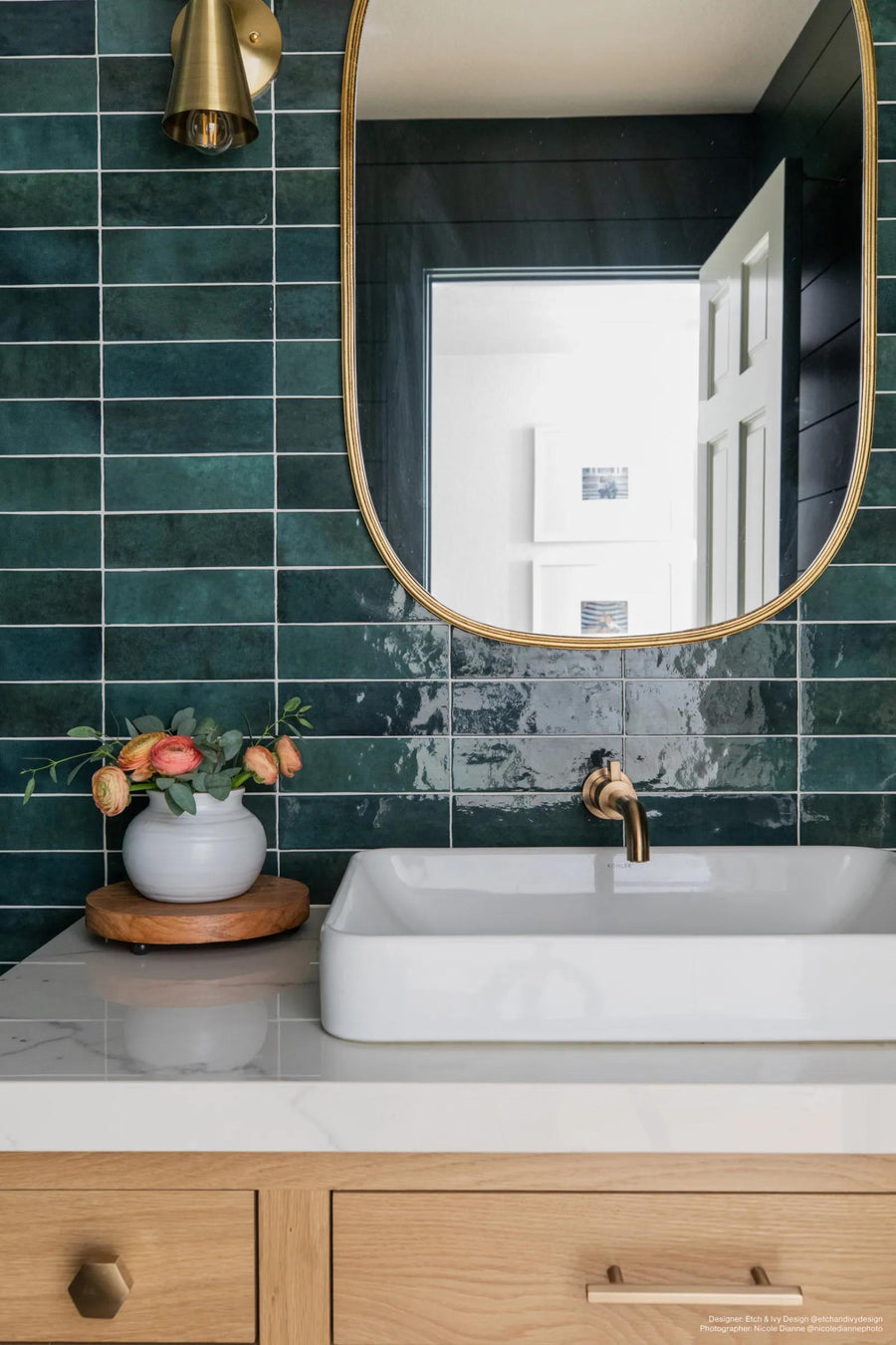 Cloe Green 2.5X8 Gloss Glazed Ceramic – Tilemart