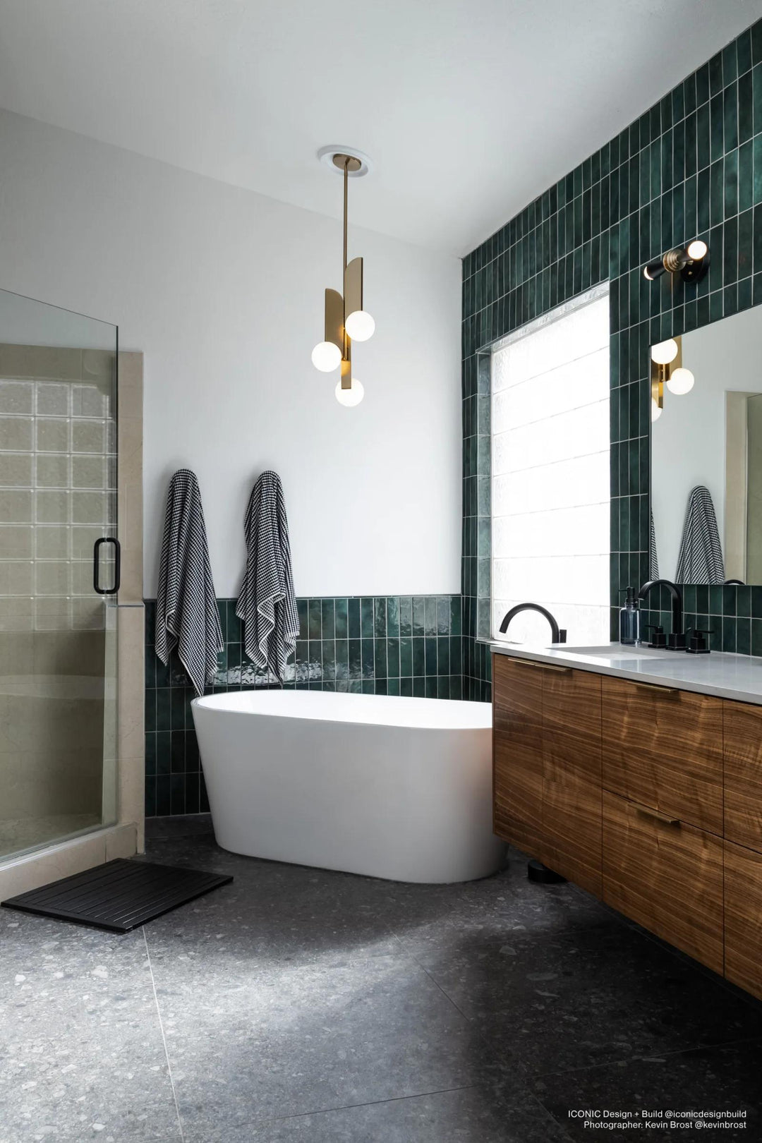 Soft green hues create a refreshing and calming atmosphere, adding a unique flair with Cloe Green 2.5X8 Gloss Glazed Ceramic.