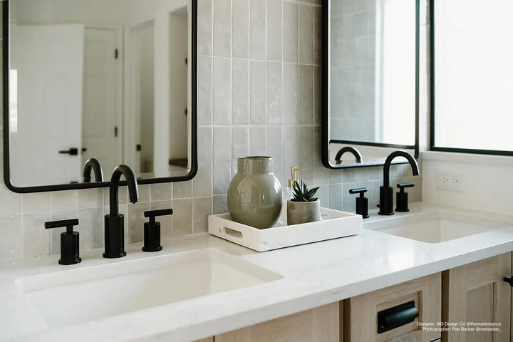 A rich grey glossy ceramic tile, Cloe Grey 2.5x8 blends modern sophistication with a sleek, polished finish.