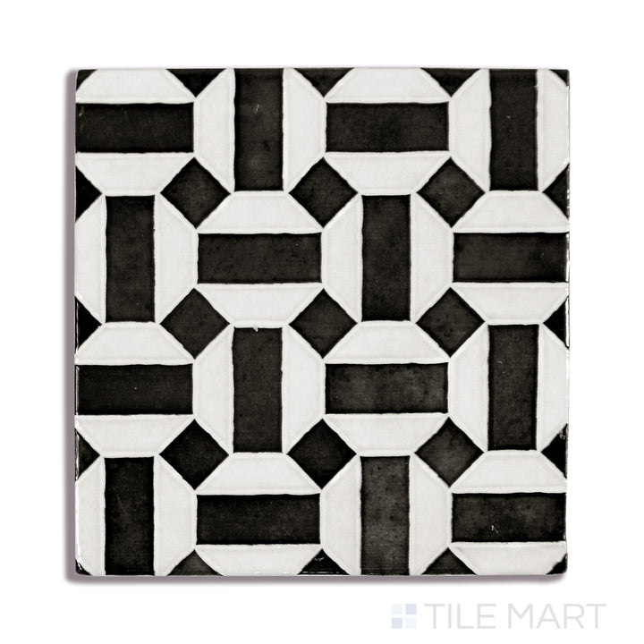 A detailed close-up shot of Cloe Loire 5X5 Gloss Glazed Ceramic tile highlights its soft, muted tones and sleek glazed finish, adding a touch of timeless elegance.