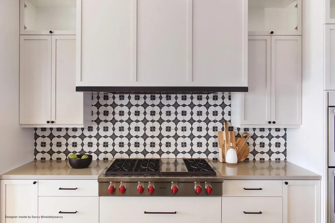 A refined contemporary look comes to life with muted tones, complementing Enchante Moderno 8X8 Matte Glazed Color Body Porcelain.