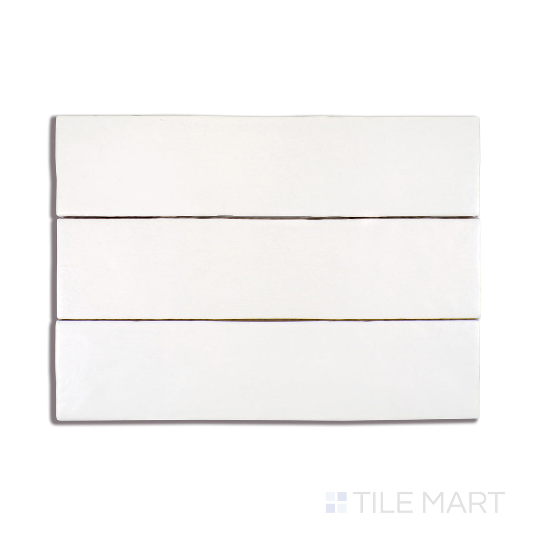 Makoto Ceramic Field Tile 2.5X10 Shoji White Matte