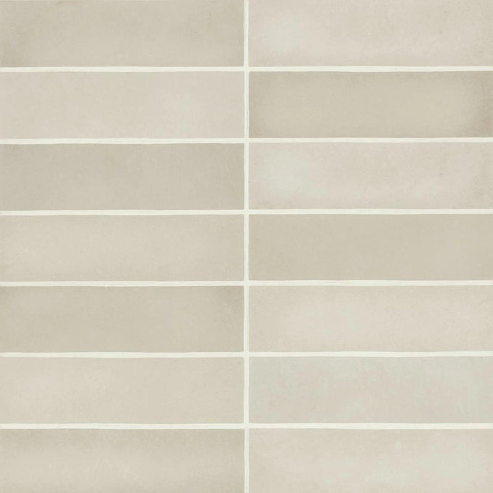 Makoto Ceramic Field Tile 2.5X10 Kumo Grey Matte