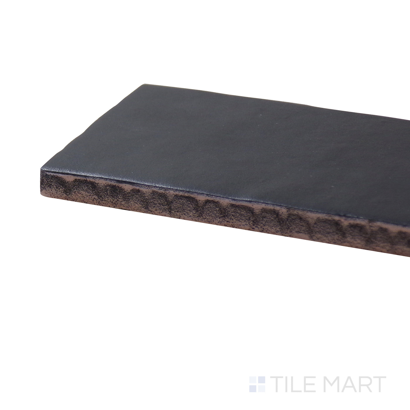Makoto Ceramic Field Tile 2.5X10 Kuroi Black Matte