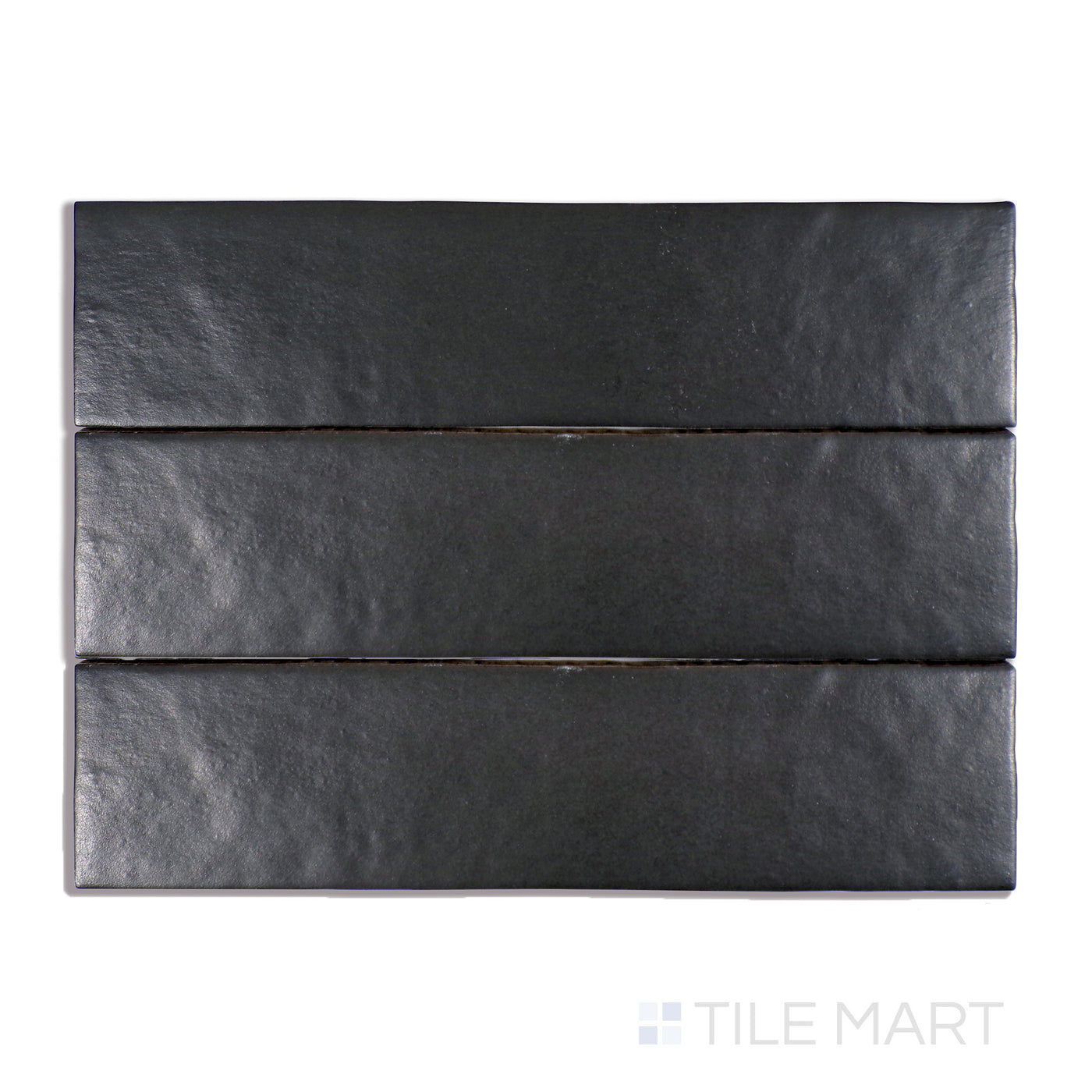 Makoto Ceramic Field Tile 2.5X10 Kuroi Black Matte