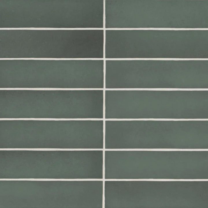 Makoto Ceramic Field Tile 2.5X10 Midori Green Matte