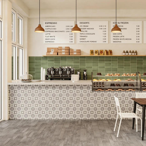 Makoto Midori Green 2.5X10 Matte Ceramic Subway Tile