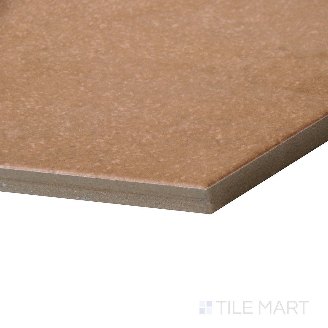 Makoto Porcelain Field Tile 10X11-1/2 Umi Terracotta Matte