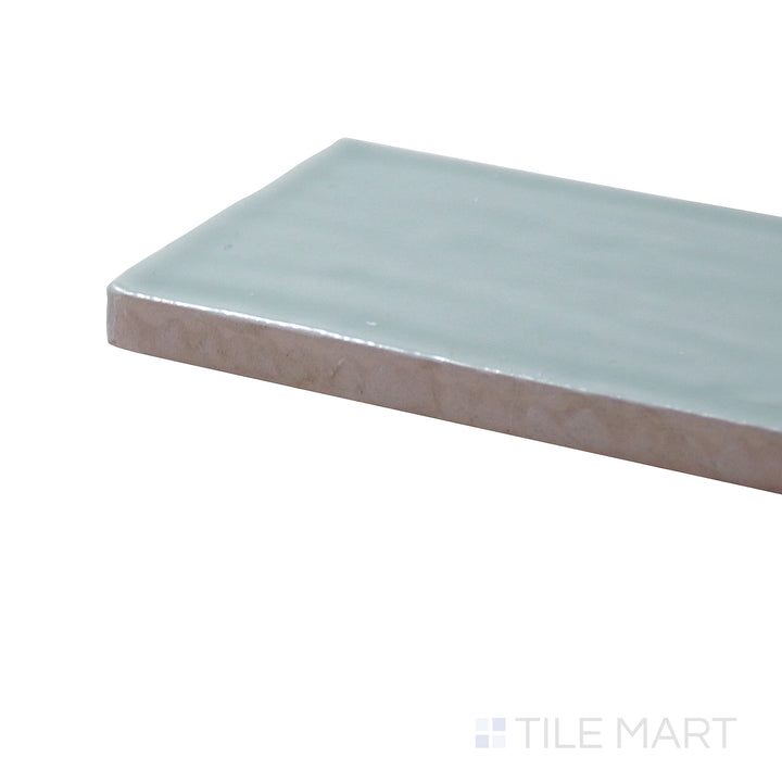 Marin Glazed Ceramic Field Tile 2.5X5 Aloe Green Gloss