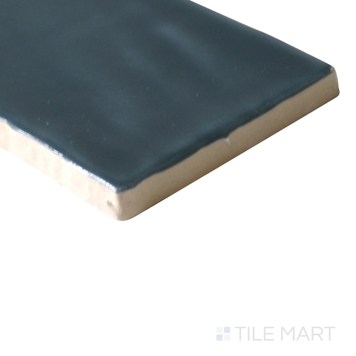 Marin Glazed Ceramic Field Tile 2.5X5 Midnight Tide Gloss