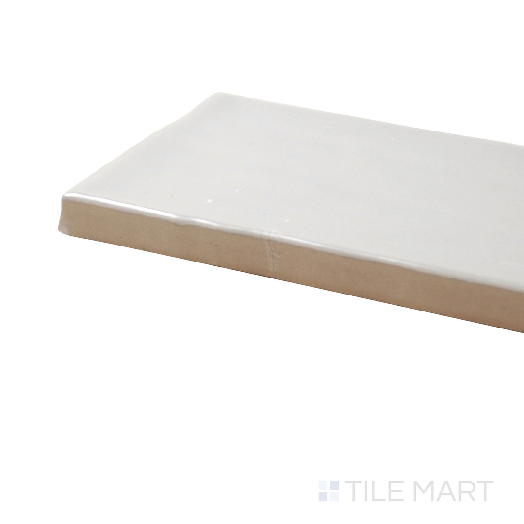 Marin Glazed Ceramic Field Tile 2.5X5 Pearl White Gloss