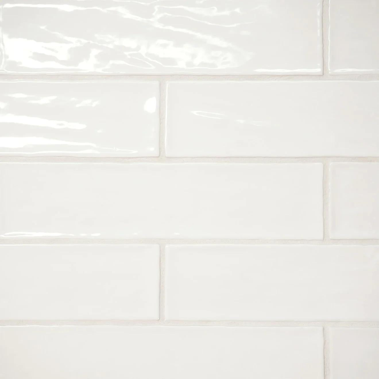 Marin Pearl White 2.5X10 Gloss Glazed Ceramic | Tilemart