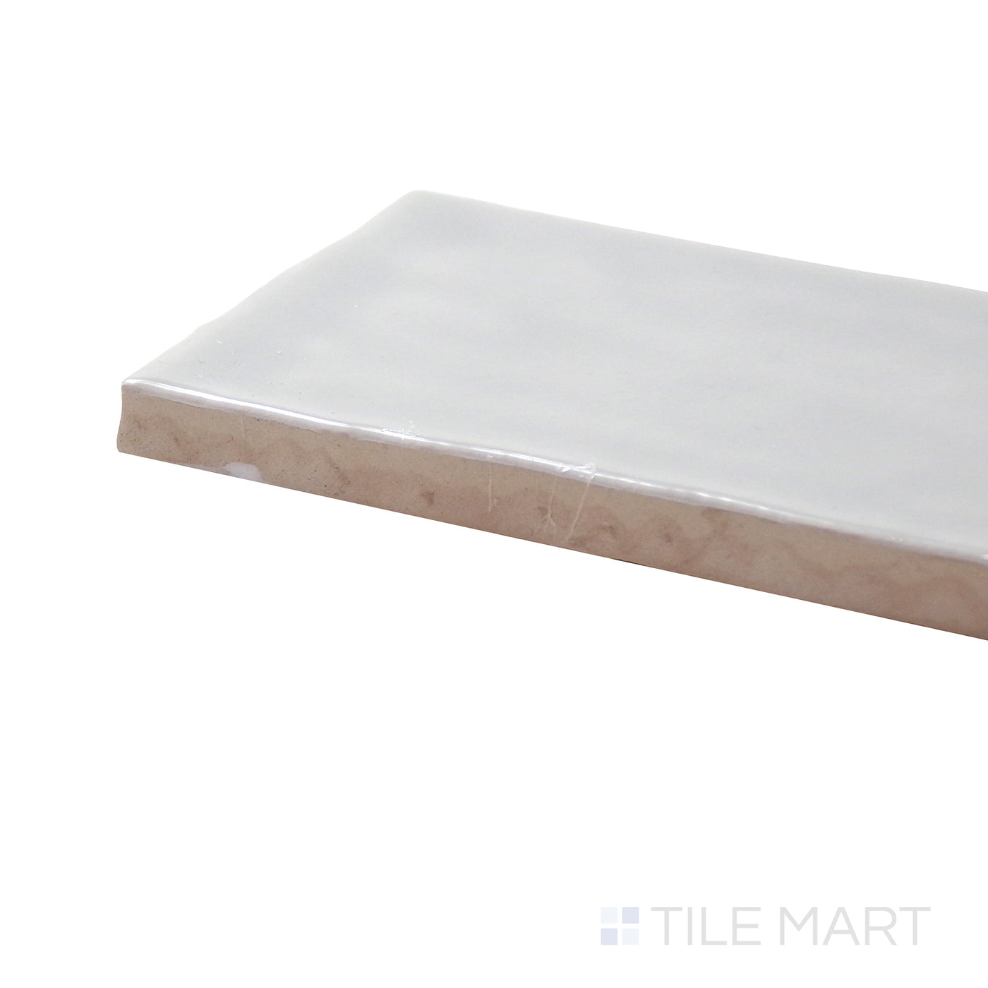 Marin Glazed Ceramic Field Tile 2.5X10 Pebble Gray Gloss