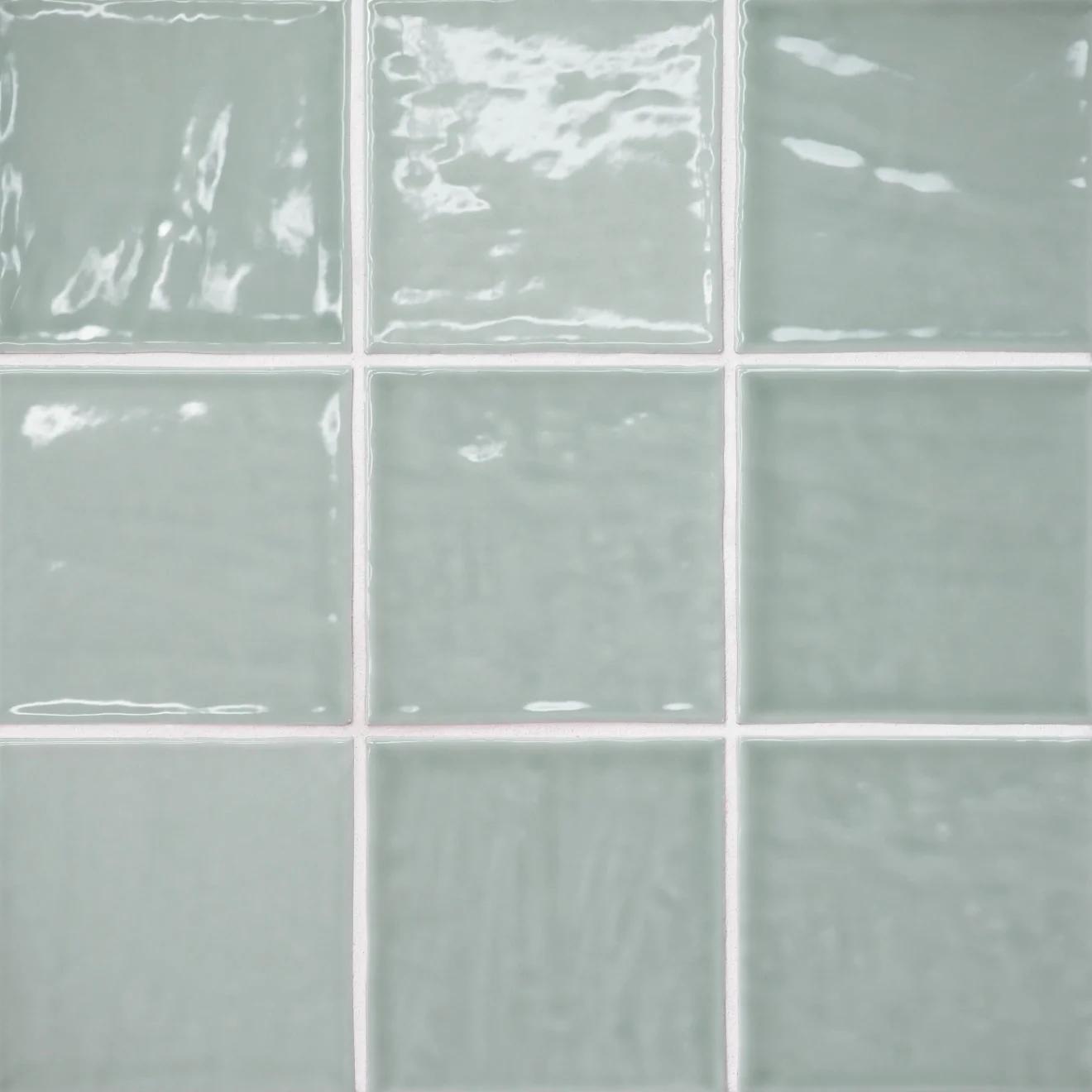 Marin Aloe Green 4X4 Gloss Glazed Ceramic | Tilemart
