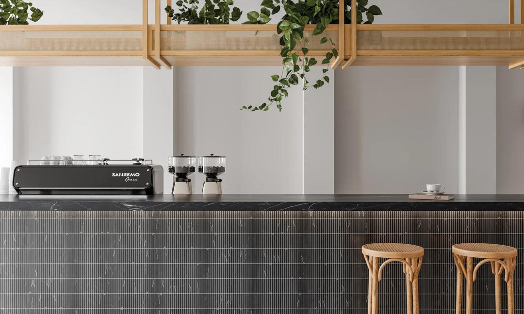 A refined touch for any space, Monet Oriental White honed marble mosaic brings understated luxury with its delicate veining and smooth finish.