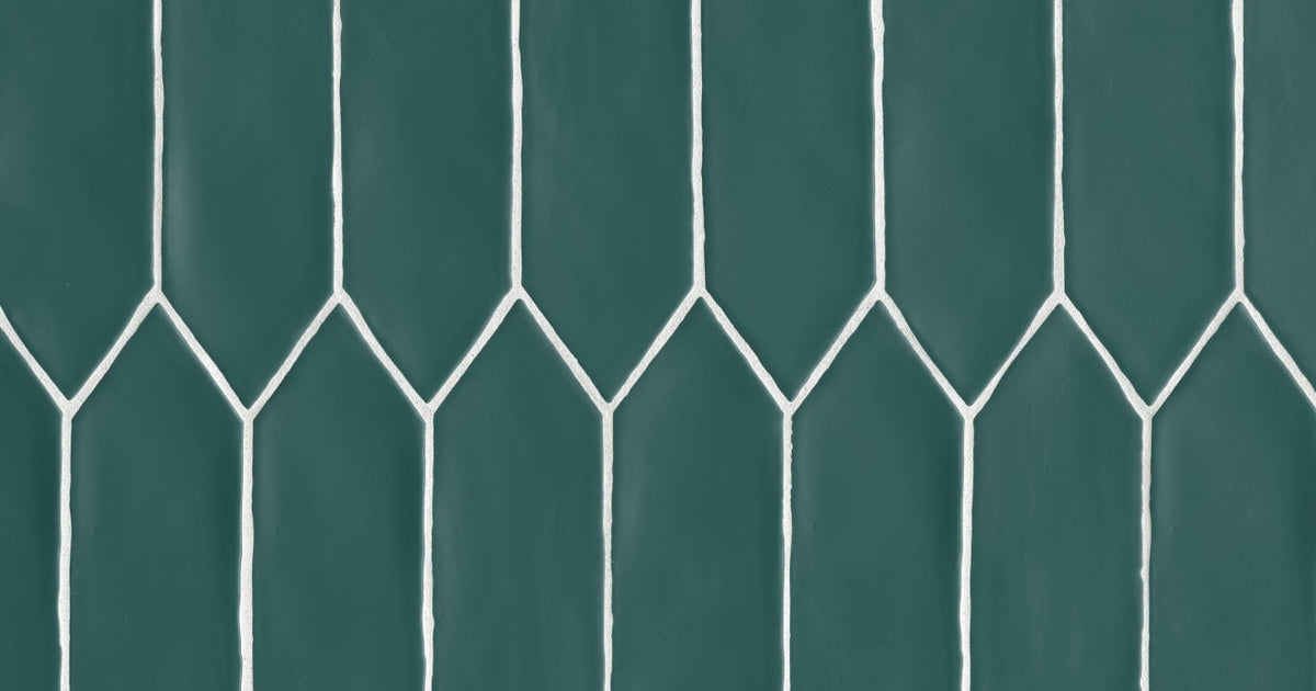 Reine Dark Teal 3X12 Picket Matte Glazed Ceramic Subway Tile | Tilemart