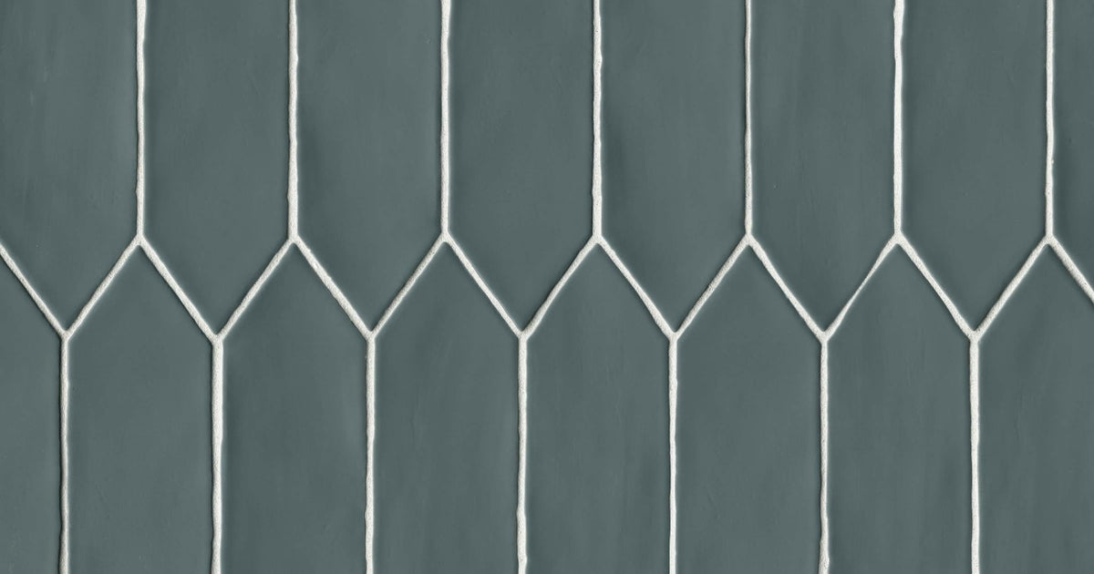 Reine Gentleman'S Grey 3X12 Picket Matte Glazed Ceramic Subway Tile ...