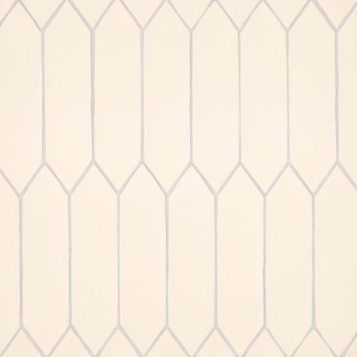 Reine Glazed Ceramic Field Tile 3X12 Ivory Matte