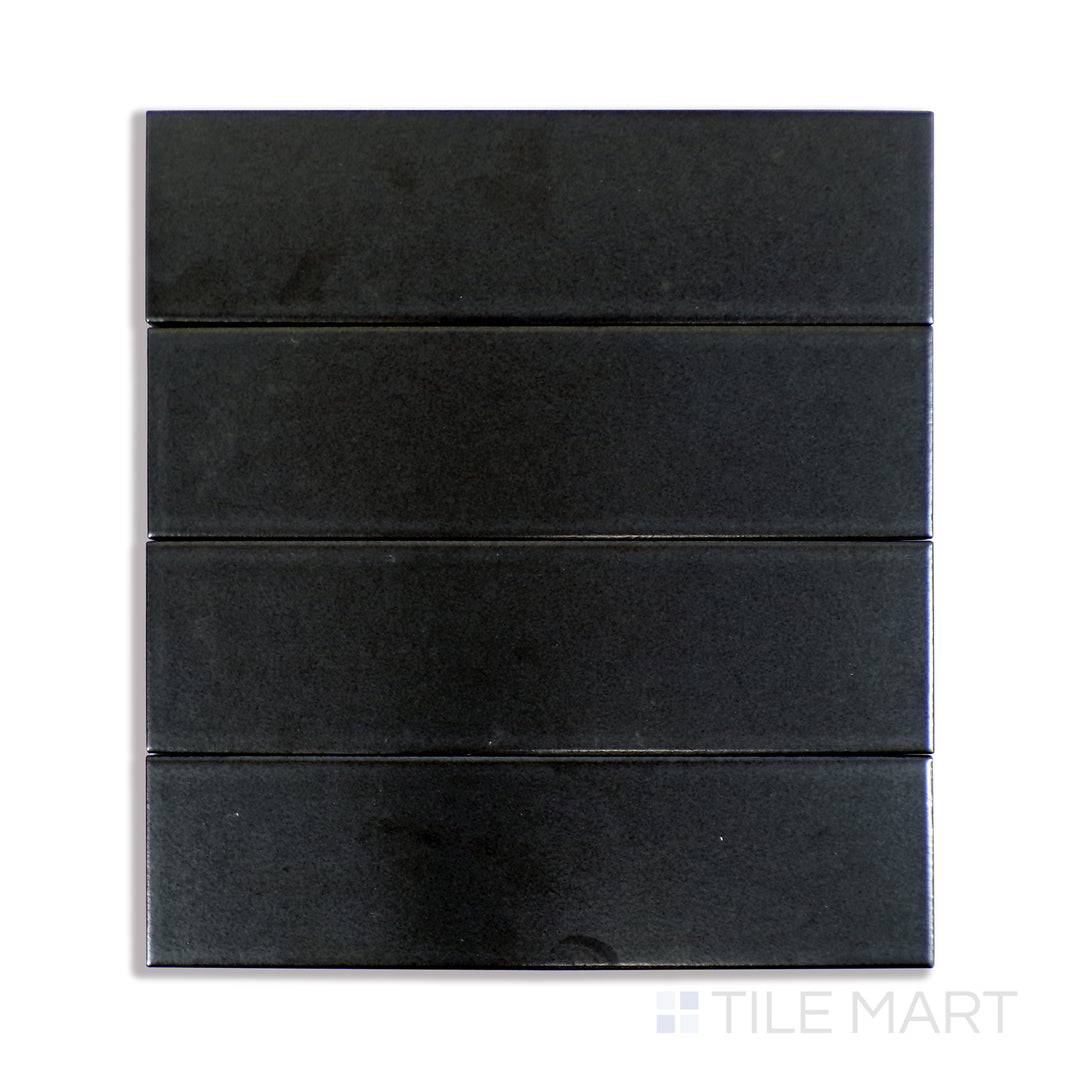 A macro shot of Zenia Gravity 2.5X9 Matte Glazed Porcelain tile emphasizes its muted grey tones and velvety matte finish, adding depth and modern sophistication.