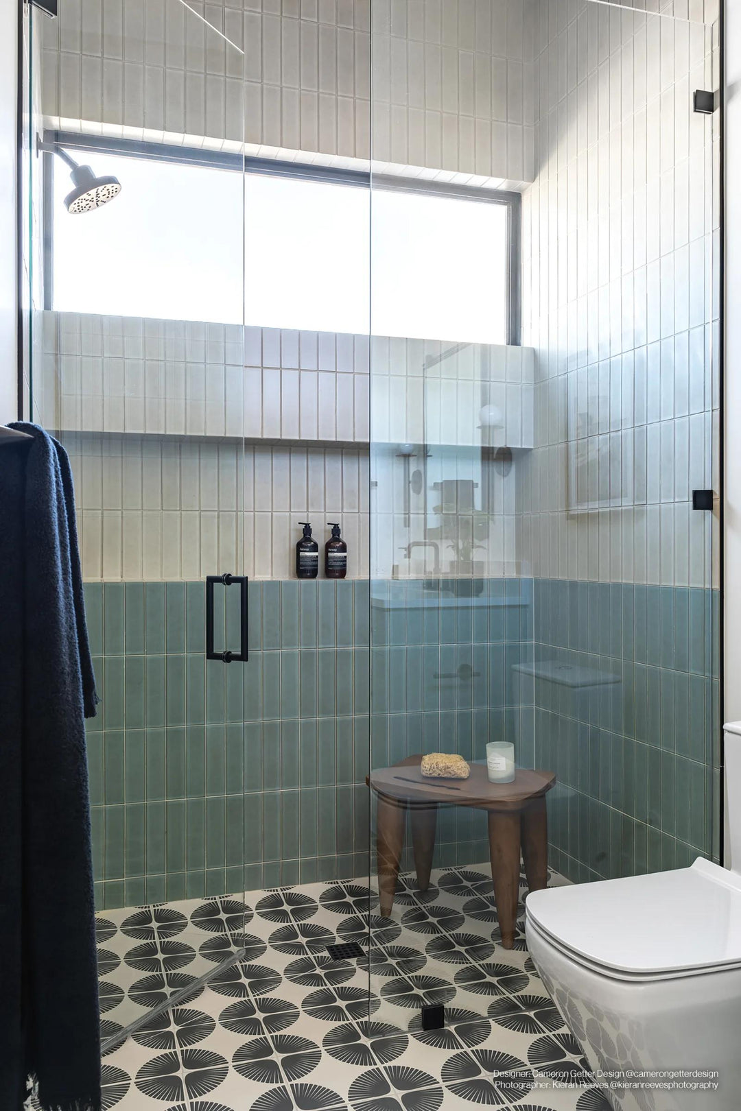 A deep, matte texture brings modern elegance, complementing Zenia Orion 2.5X9 Matte Glazed Porcelain.